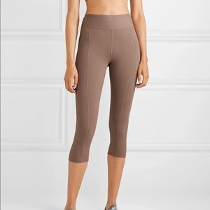 YOS Reformer Capri Rib Coco Neutrals Leggings